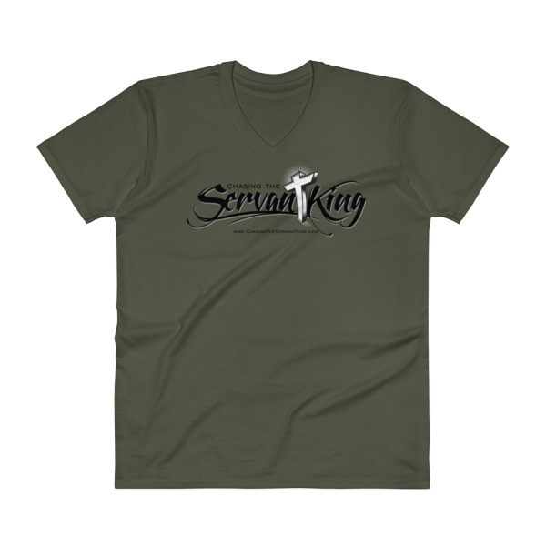 Signature Chasing The Servant King Logo® V-Neck T-Shirt