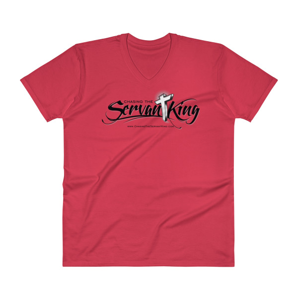Signature Chasing The Servant King Logo® V-Neck T-Shirt