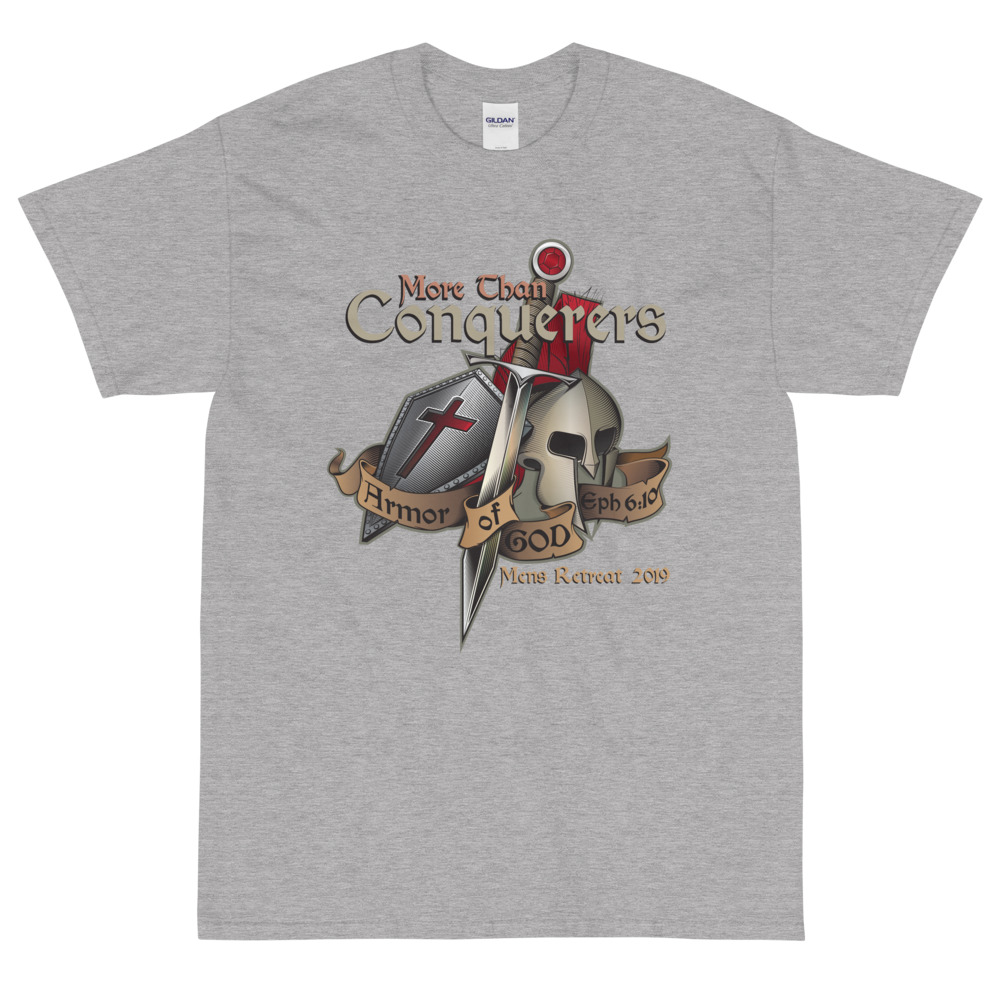 More Than Conquerers - 2019 Mens Retreat T-Shirt