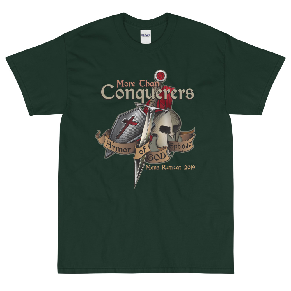More Than Conquerers - 2019 Mens Retreat T-Shirt