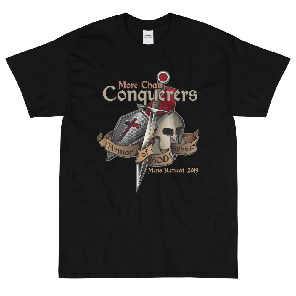 More Than Conquerers - 2019 Mens Retreat T-Shirt
