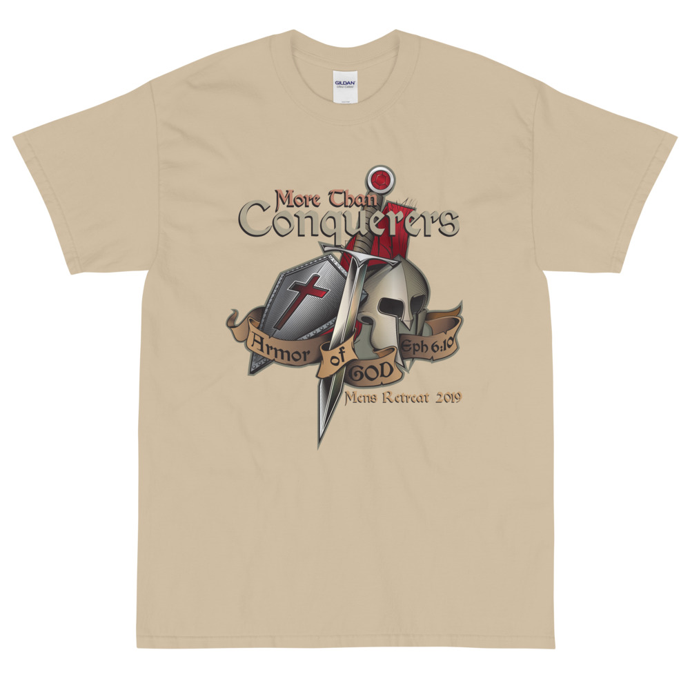More Than Conquerers - 2019 Mens Retreat T-Shirt